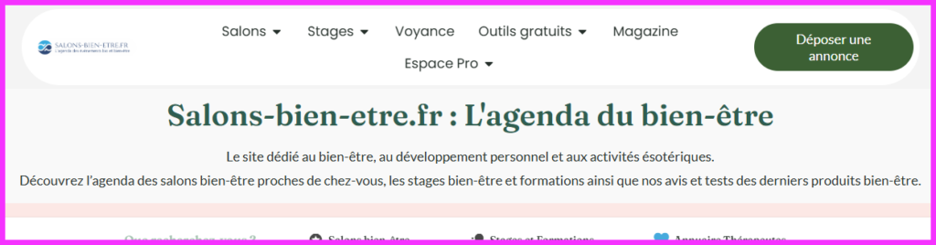 salon bien être